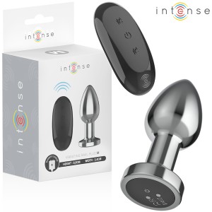 INTENSE - PLUG ANAL 10 VIBRATIONS MÃTAL AVEC TÃLÃCOMMANDE M